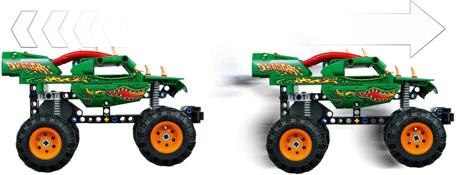 Конструктор Lego Technic Monster Jam Dragon 217дет 42149 фото 4