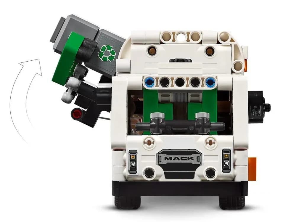 Конструктор Lego Technic Сміттєвоз Mack® LR Electric 503дет 42167 фото 7 Конструктор Lego Technic Сміттєвоз Mack® LR Electric 503дет 42167 фото 7