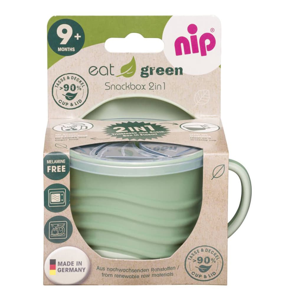 Чашка з кришкою для снеків Nip 250мл 37069 Чашка з кришкою для снеків Nip 250мл 37069
