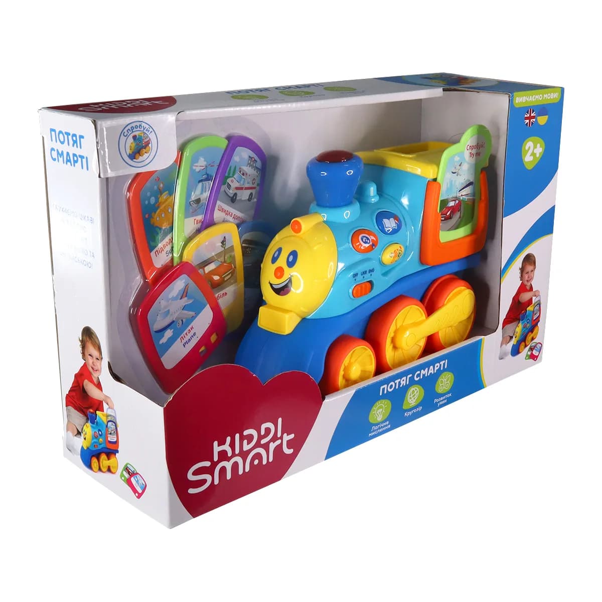 Игрушка интерактивная Kiddi Smart Поезд Смарти 4231T-KS фото 2