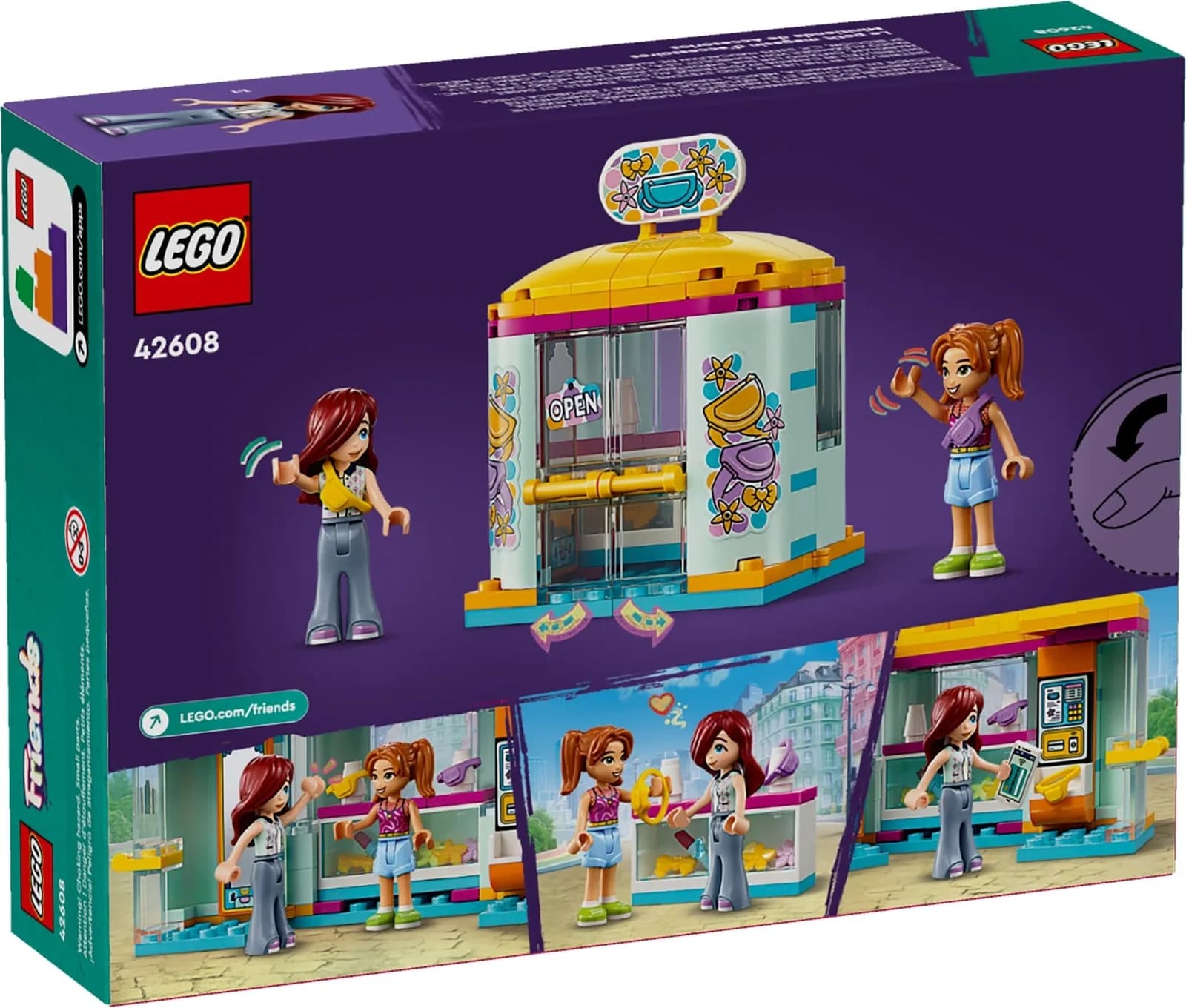 Конструктор Lego Friends Магазин аксессуаров 129дет 42608 фото 2 Конструктор Lego Friends Магазин аксессуаров 129дет 42608 фото 2