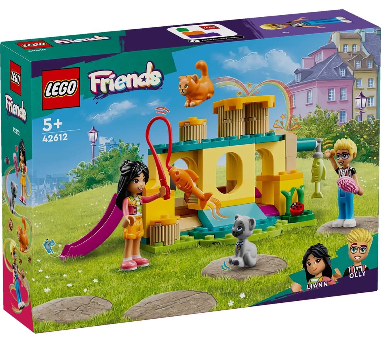 Конструктор Lego Friends Пригоди на котячому ігровому майданчику 87дет 42612 Конструктор Lego Friends Пригоди на котячому ігровому майданчику 87дет 42612
