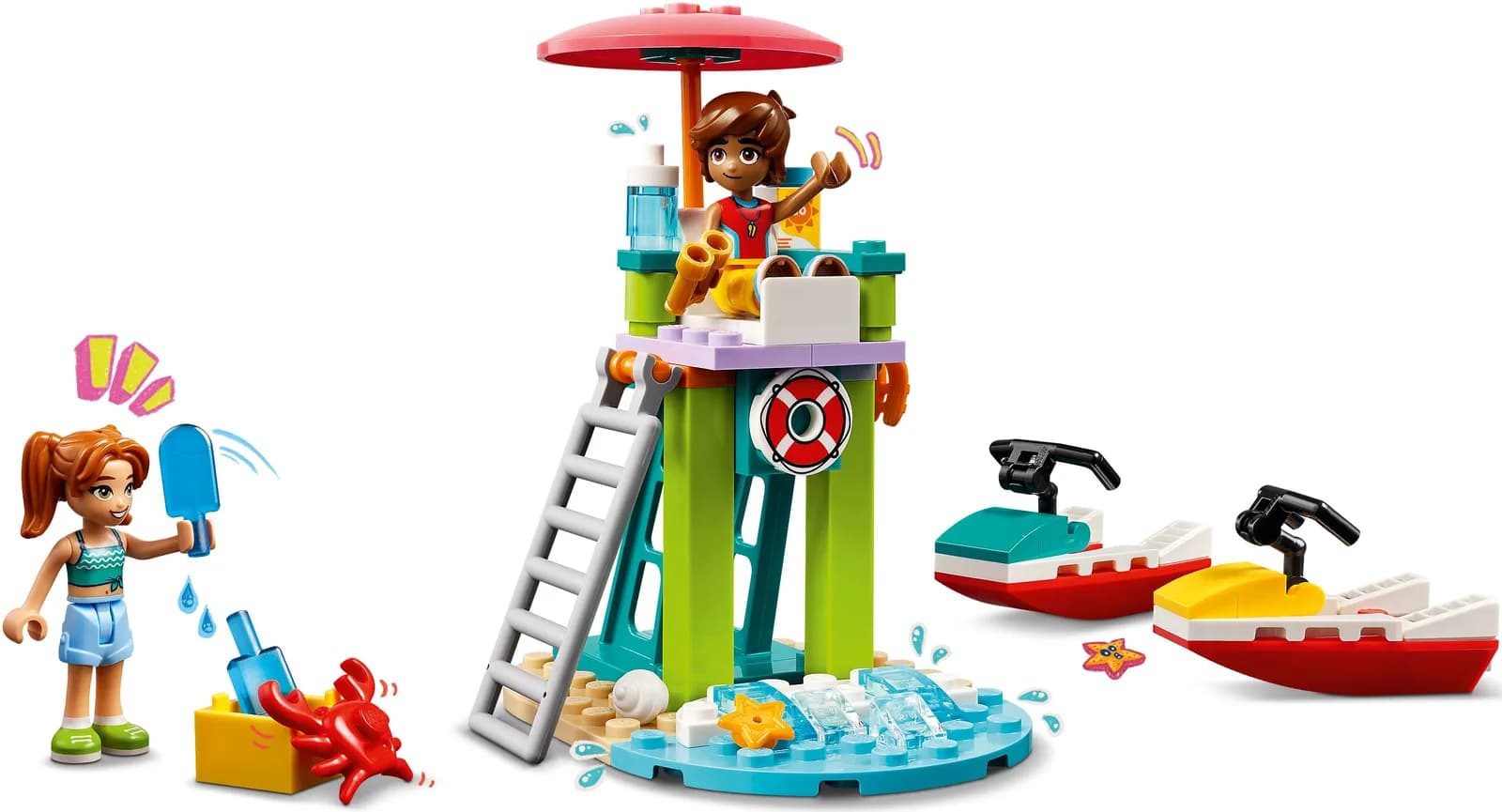 Конструктор LEGO Friends Пляжный гидроцикл 84дет 42623 фото 7