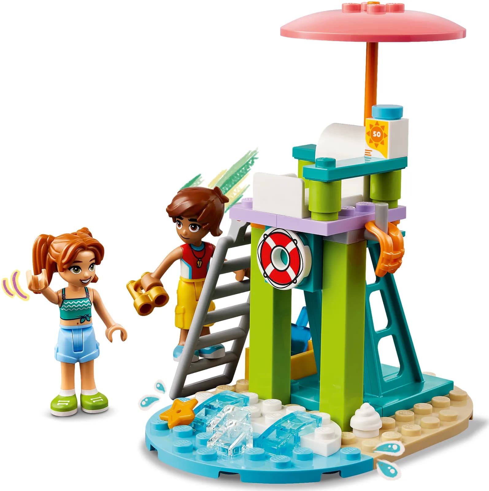 Конструктор LEGO Friends Пляжный гидроцикл 84дет 42623 фото 6