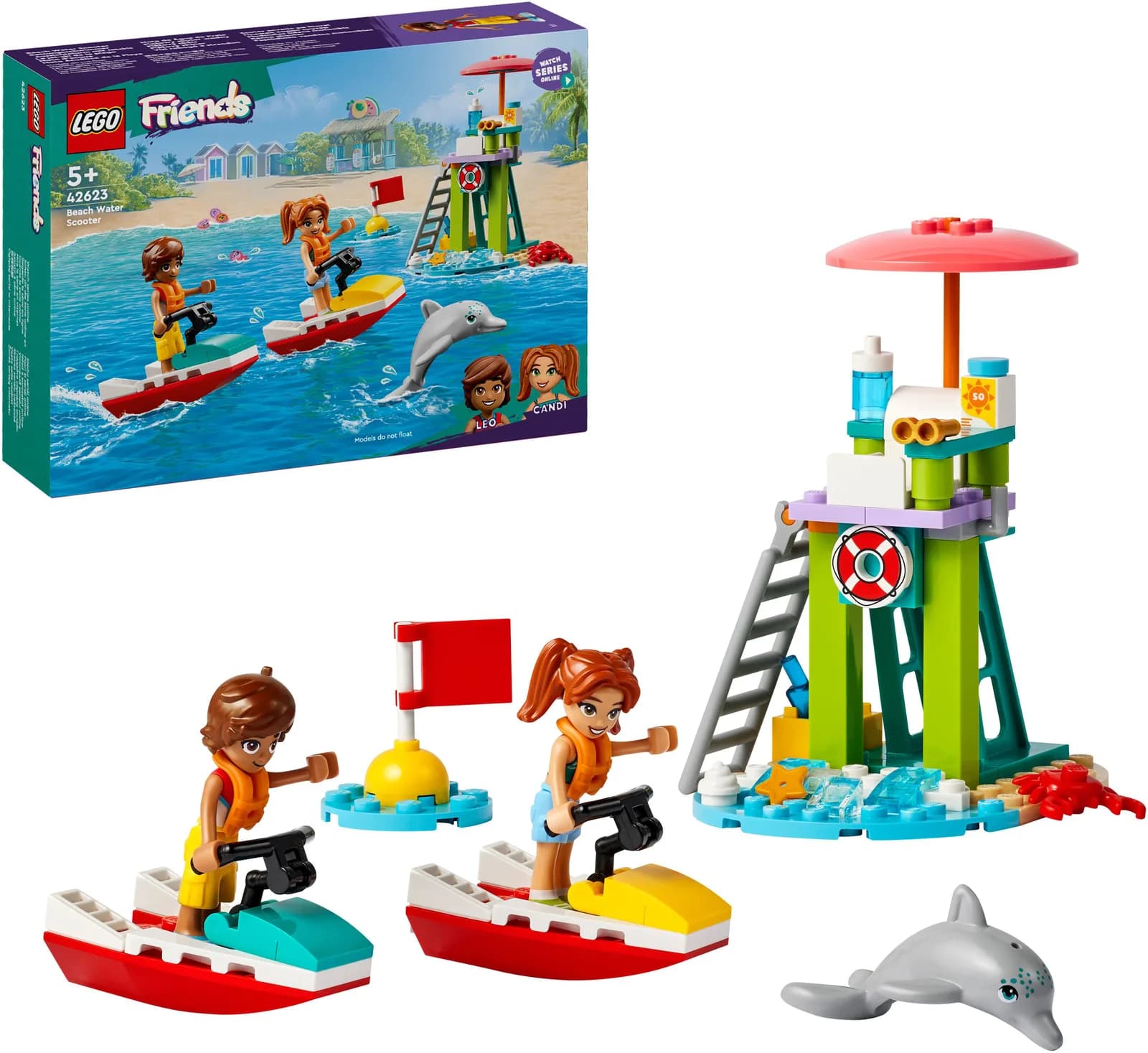 Конструктор LEGO Friends Пляжный гидроцикл 84дет 42623 фото 2