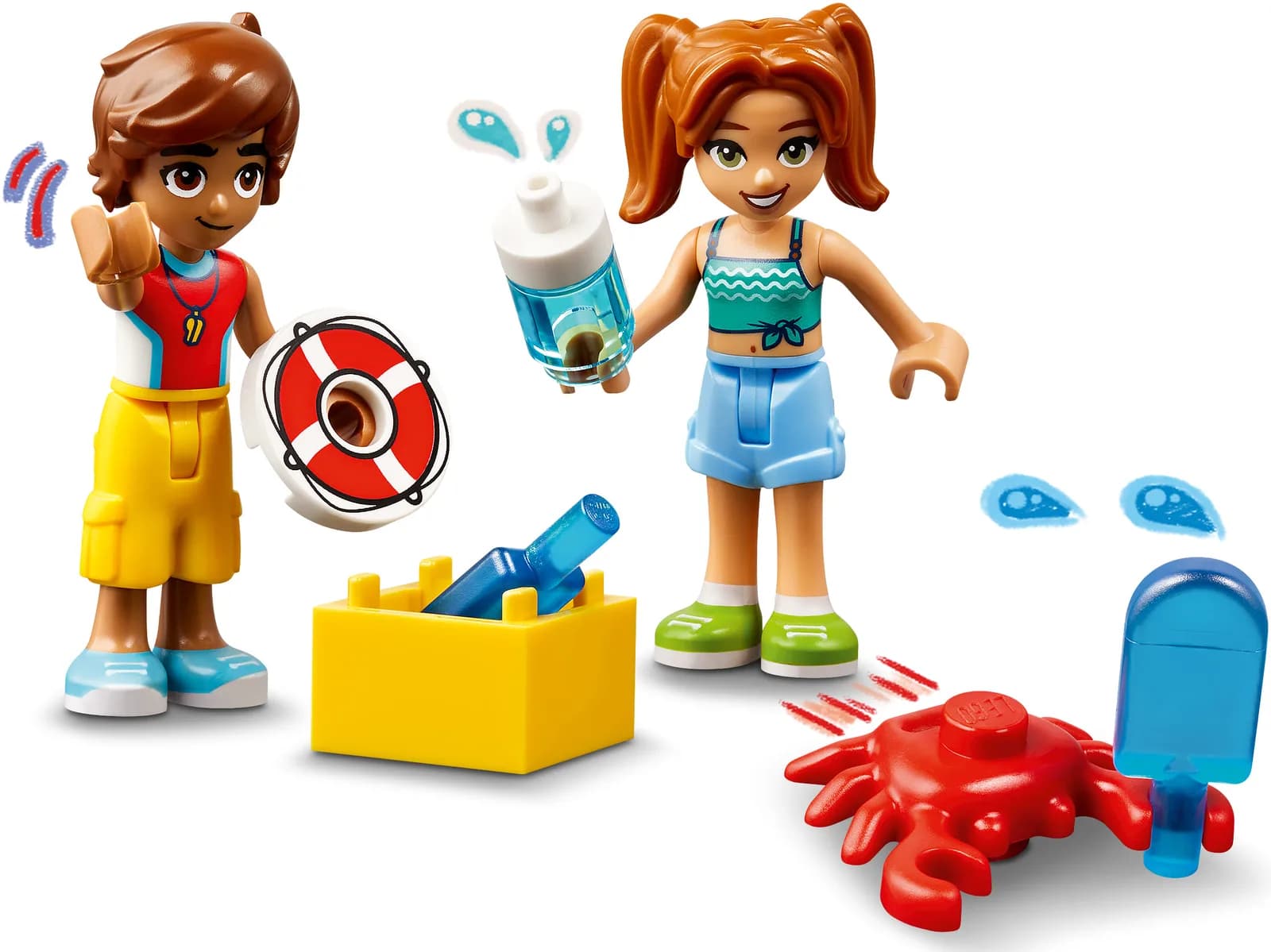 Конструктор LEGO Friends Пляжный гидроцикл 84дет 42623 фото 4