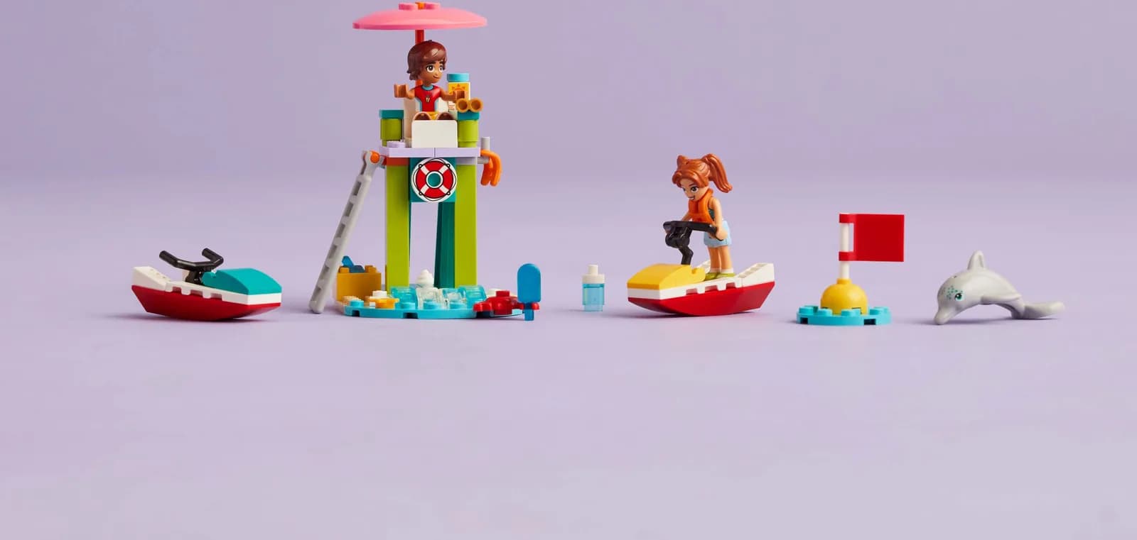 Конструктор LEGO Friends Пляжный гидроцикл 84дет 42623 фото 9