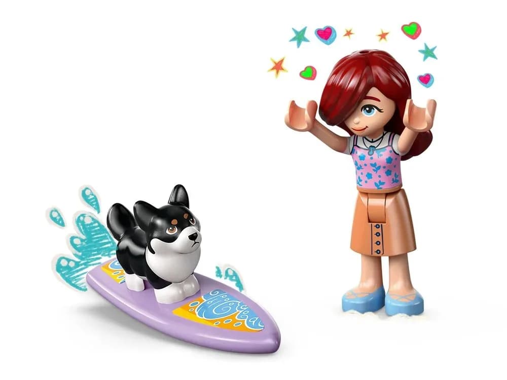 Конструктор Lego Friends Собачі пригоди на серфі та скутері 113дет 42641 фото 8 Конструктор Lego Friends Собачі пригоди на серфі та скутері 113дет 42641 фото 8