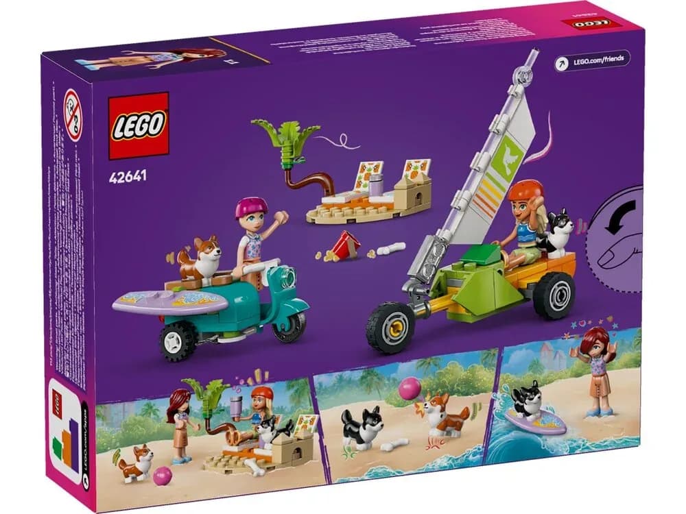 Конструктор Lego Friends Собачі пригоди на серфі та скутері 113дет 42641 фото 9 Конструктор Lego Friends Собачі пригоди на серфі та скутері 113дет 42641 фото 9