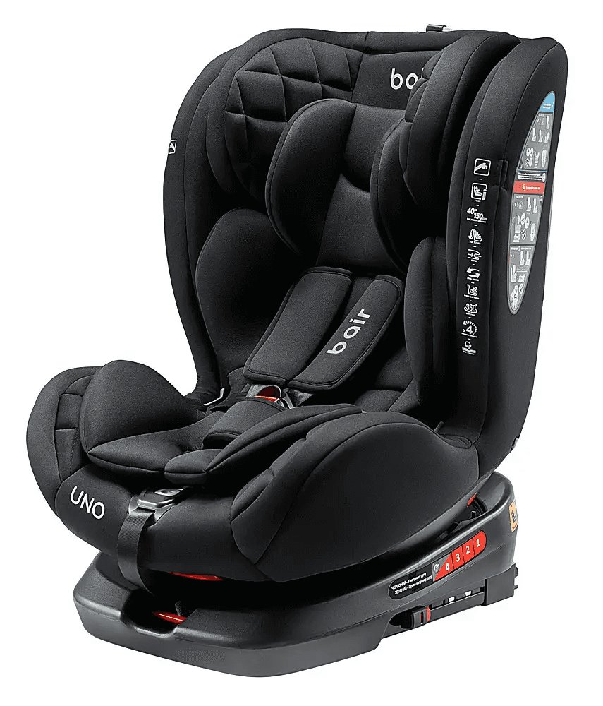 Автокресло Bair Uno 360 i-size Iso-fix total black TB-01 681547 Автокресло Bair Uno 360 i-size Iso-fix total black TB-01 681547