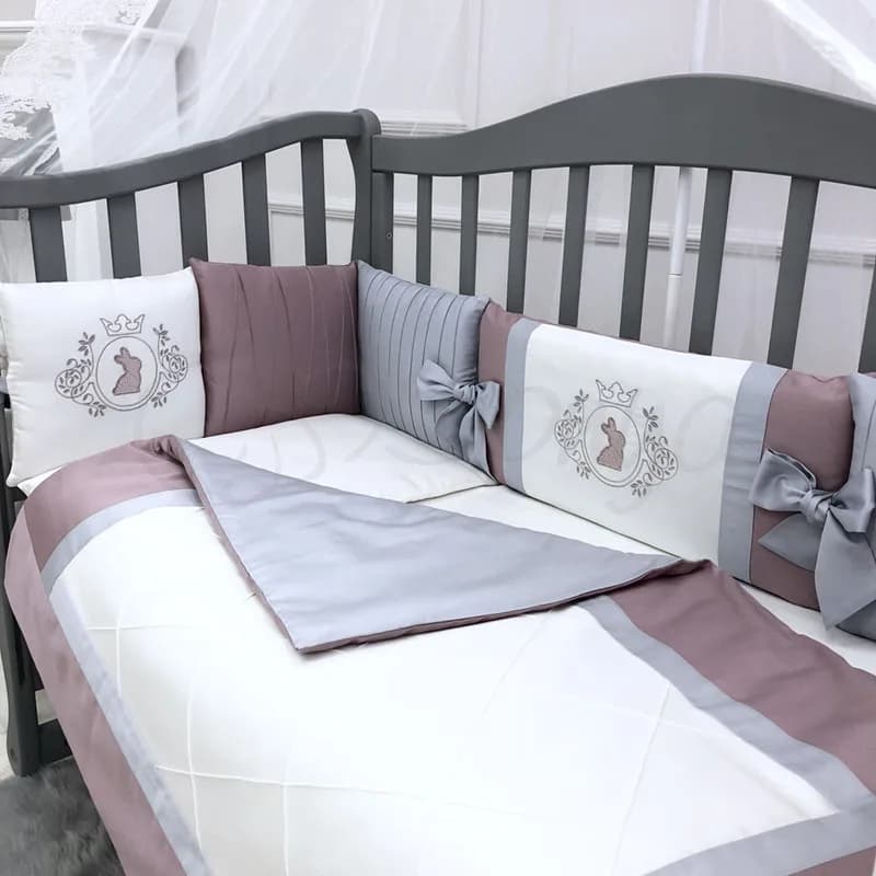 Постільний комплект Маленька Соня Royal 6од 26079 Рowder pink фото 3