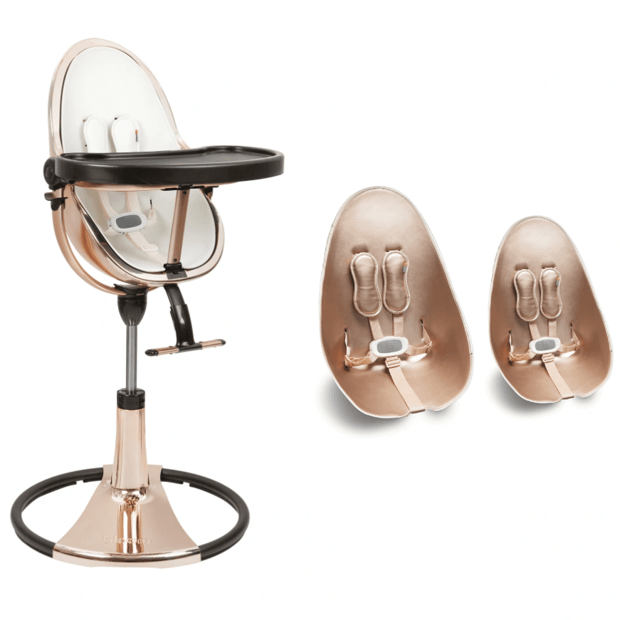 Стільчик для годування Bloom Fresco Rose Gold/Rose Gold+rose gold U10515-GRB\E10516-RGL Стільчик для годування Bloom Fresco Rose Gold/Rose Gold+rose gold U10515-GRB\E10516-RGL
