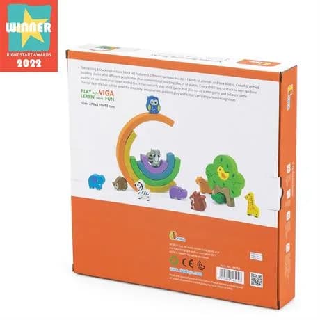 Іграшка розвиваюча Viga Toys Балансуючі блоки 44590 фото 10 Іграшка розвиваюча Viga Toys Балансуючі блоки 44590 фото 10