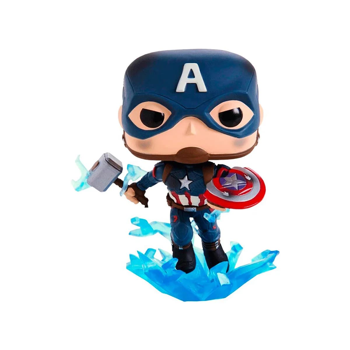 Игровая фигурка FUNKO POP! серии Мстители: Финал - Капитан Америка с мйольниром 45137 фото 2 Игровая фигурка FUNKO POP! серии Мстители: Финал - Капитан Америка с мйольниром 45137 фото 2