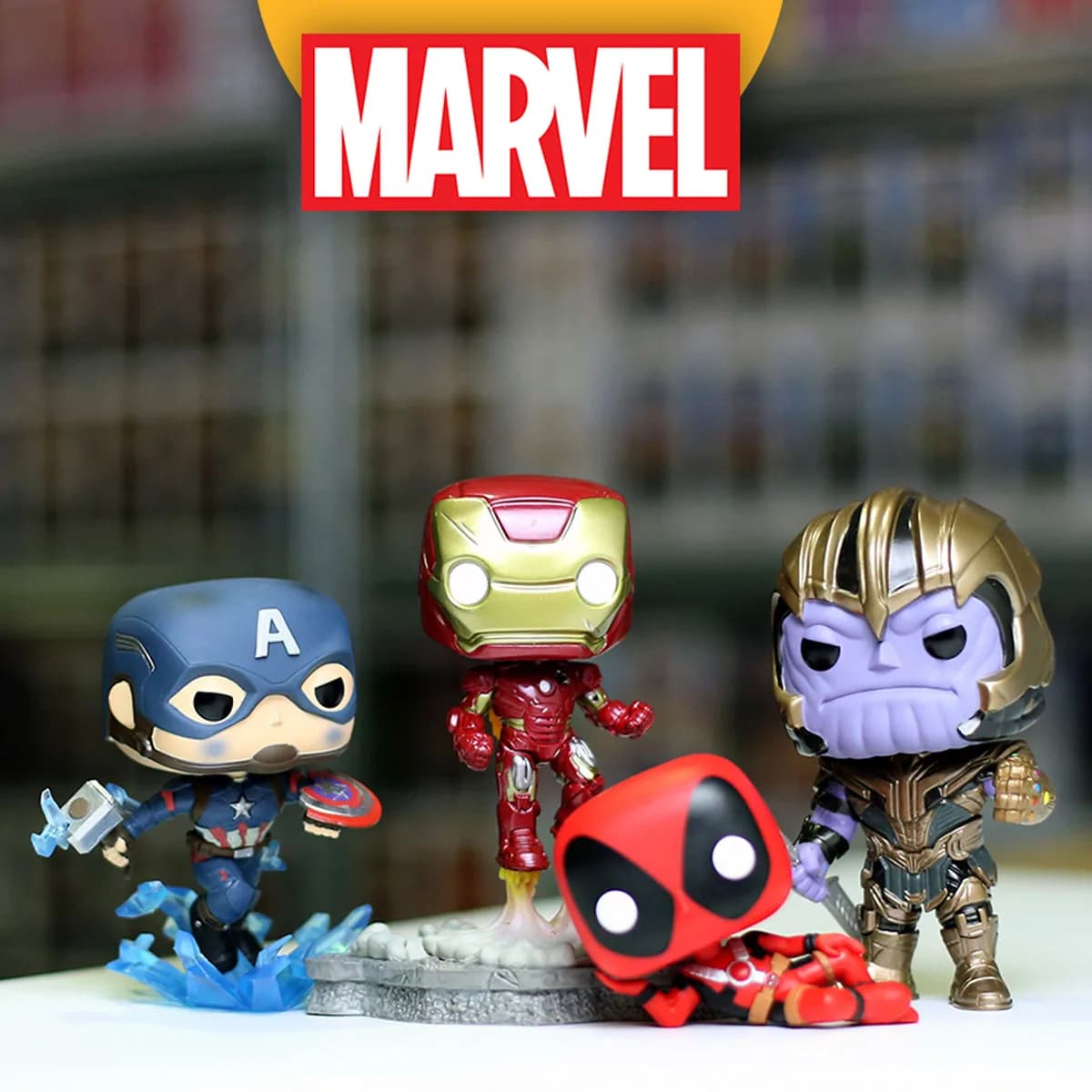 Игровая фигурка FUNKO POP! серии Мстители: Финал - Капитан Америка с мйольниром 45137 фото 6 Игровая фигурка FUNKO POP! серии Мстители: Финал - Капитан Америка с мйольниром 45137 фото 6