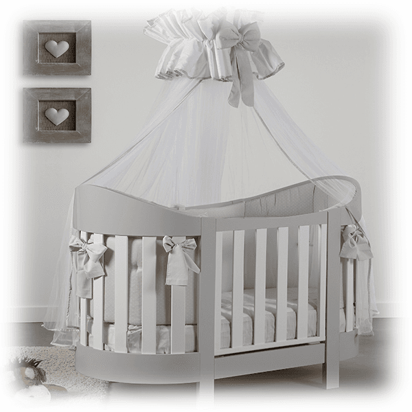 Постельный комплект Baby Italia Eva White Grey