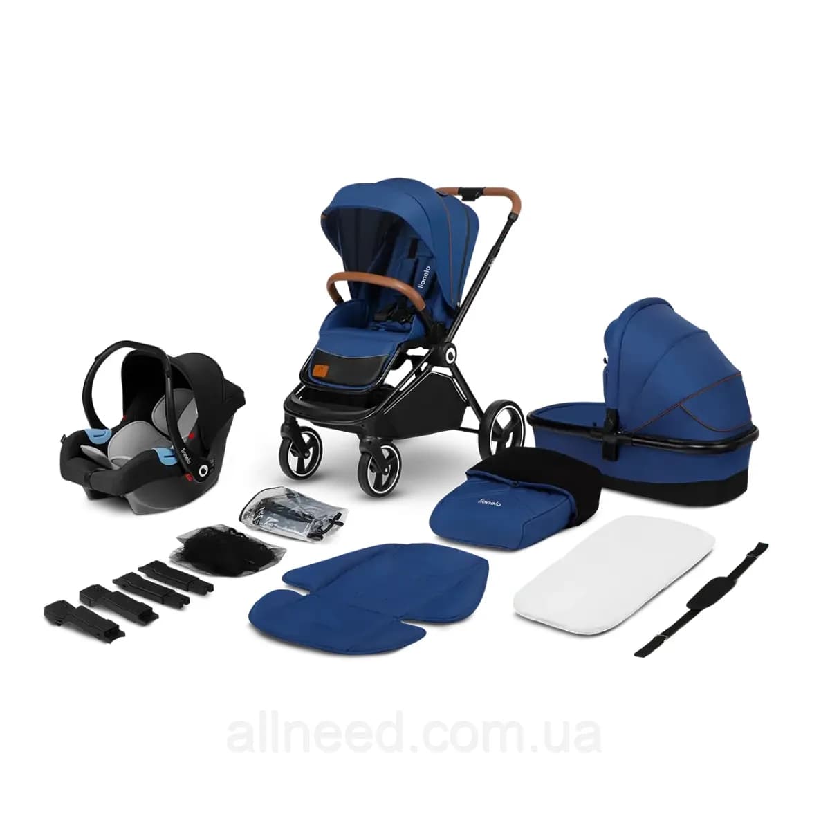 Коляска универсальная 3в1 Lionelo Mika Blue Navy LO-MIKA 3IN1 BLUE NAVY фото 6 Коляска универсальная 3в1 Lionelo Mika Blue Navy LO-MIKA 3IN1 BLUE NAVY фото 6