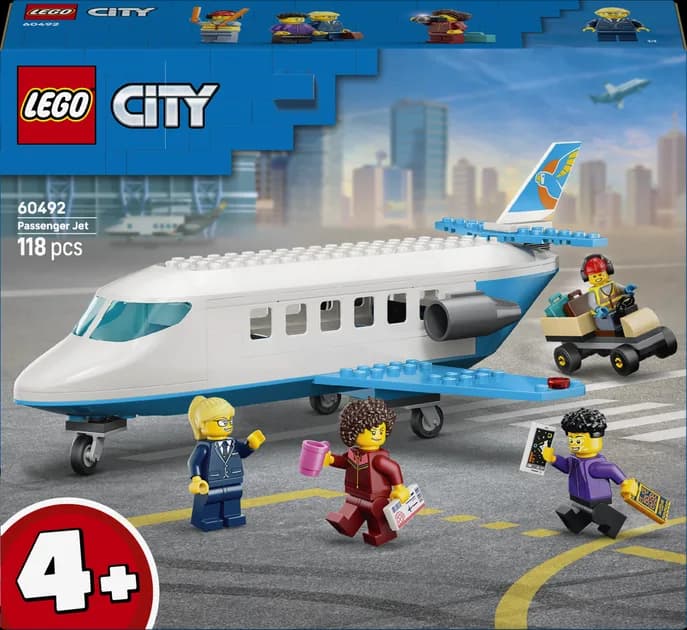 Конструктор Lego City Пассажирский самолет 118дет 60492 фото 2 Конструктор Lego City Пассажирский самолет 118дет 60492 фото 2