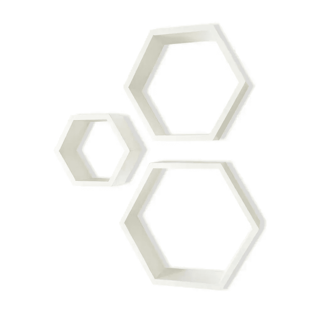Настінні полички Royal Sleep Honeycombs 2821 Білі