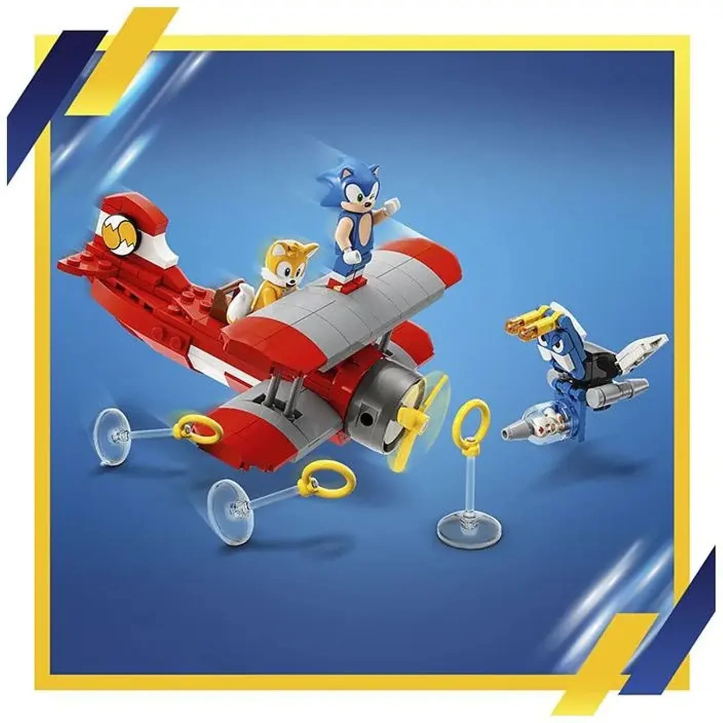 Конструктор Lego Sonic Мастерская Тейлз и самолет Торнадо 376дет 76991 фото 3 Конструктор Lego Sonic Мастерская Тейлз и самолет Торнадо 376дет 76991 фото 3