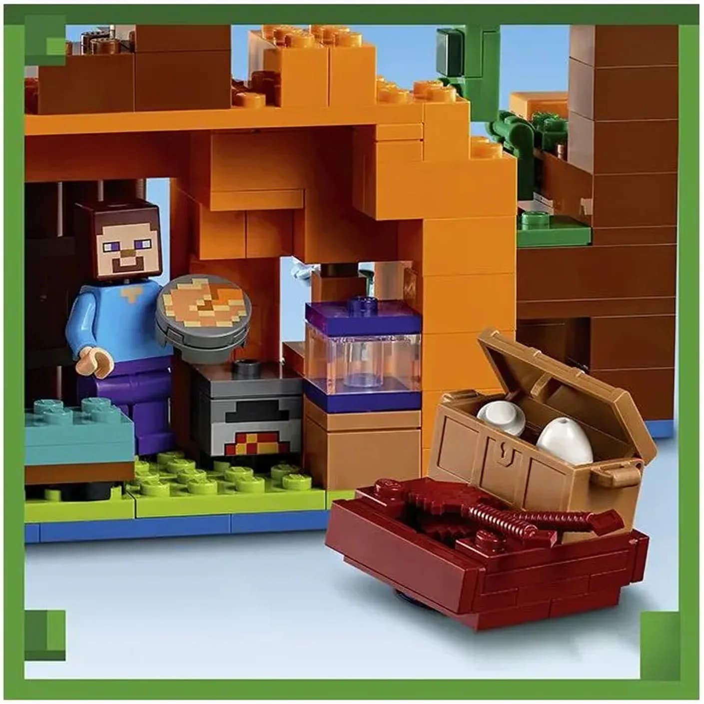 Конструктор Lego Minecraft Гарбузова ферма 257дет 21248 фото 5 Конструктор Lego Minecraft Гарбузова ферма 257дет 21248 фото 5