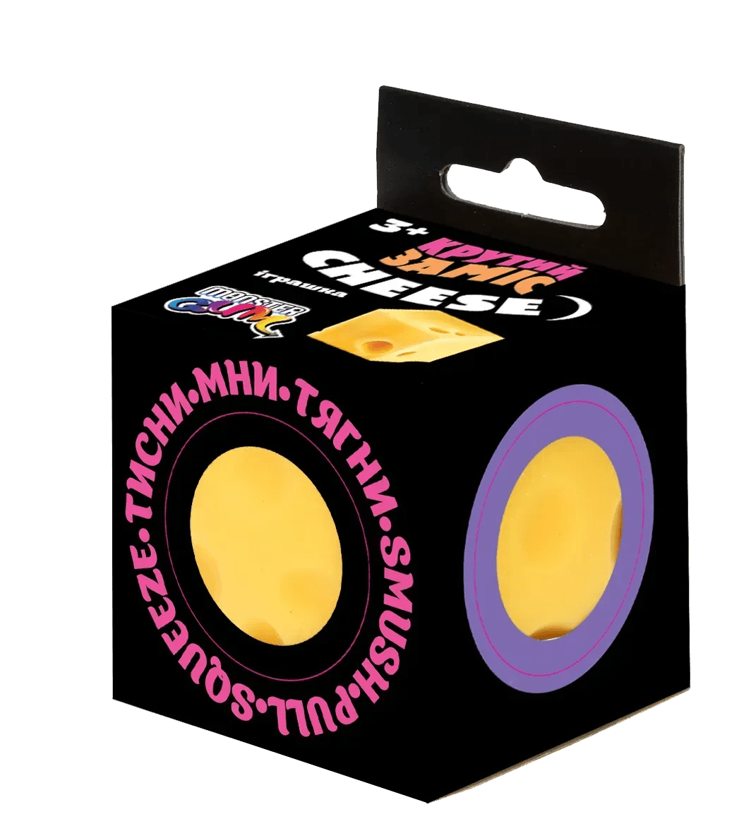 Іграшка-антістрес Monster Gum Крутий заміс Сир T23823 Іграшка-антістрес Monster Gum Крутий заміс Сир T23823