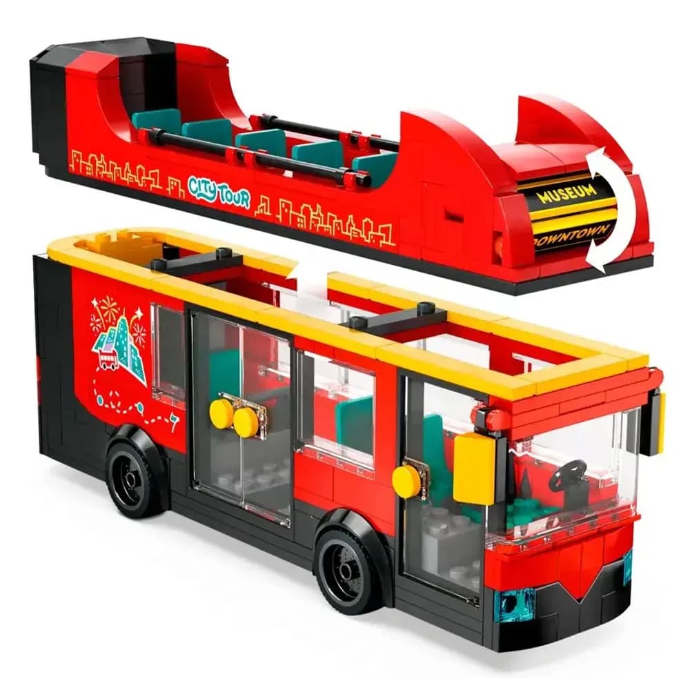 Конструктор Lego City Красный двухэтажный автобус 384дет 60407 фото 5