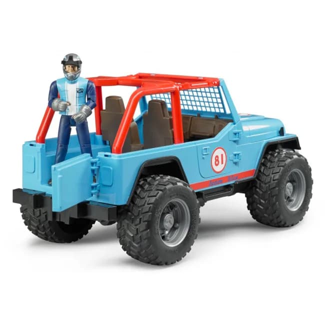 Джип Jeep Cross country + фигурка гонщика, М1:16 Bruder 02541 фото 3 Джип Jeep Cross country + фигурка гонщика, М1:16 Bruder 02541 фото 3