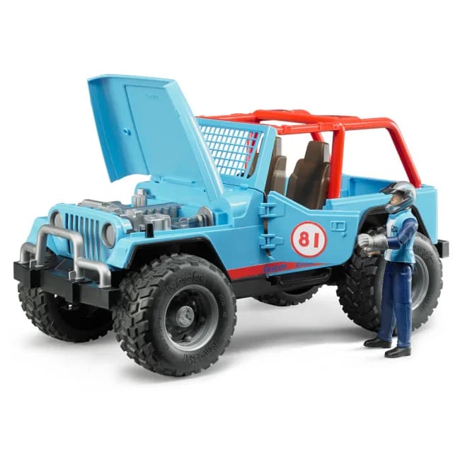 Джип Jeep Cross country + фигурка гонщика, М1:16 Bruder 02541 фото 2 Джип Jeep Cross country + фигурка гонщика, М1:16 Bruder 02541 фото 2