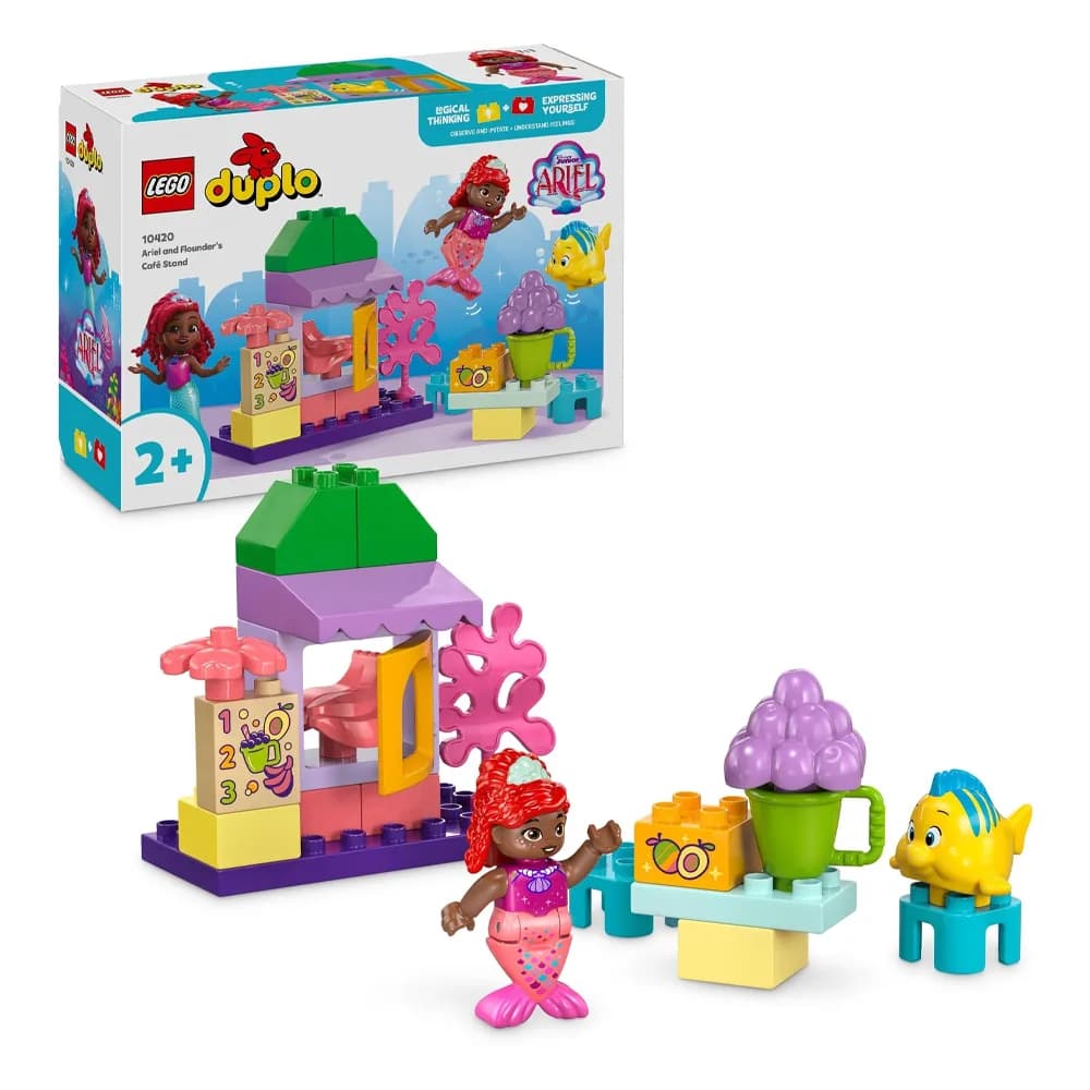 Конструктор Lego Duplo Кав'ярня Аріель і Флаундера 22дет 10420 фото 2 Конструктор Lego Duplo Кав'ярня Аріель і Флаундера 22дет 10420 фото 2