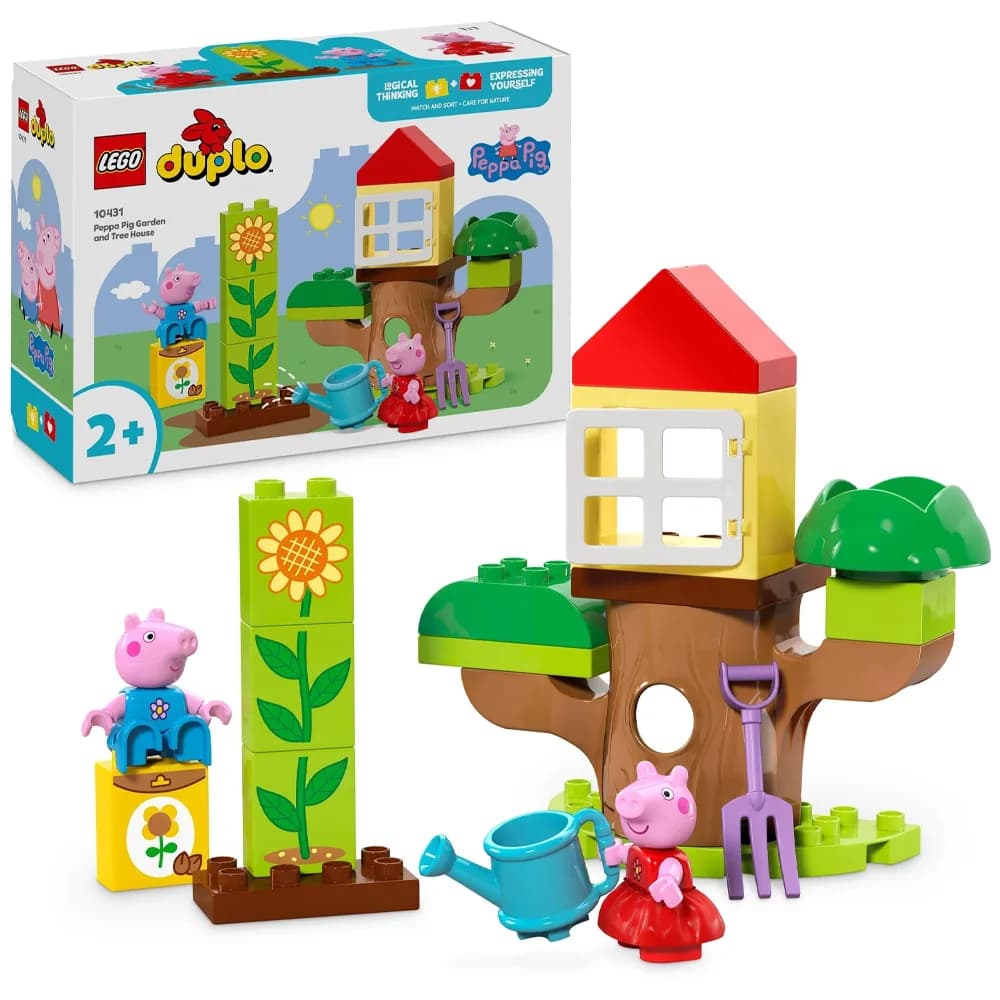 Конструктор Lego Duplo Сад и домик на дереве Пеппи 20дет 10431 фото 3 Конструктор Lego Duplo Сад и домик на дереве Пеппи 20дет 10431 фото 3