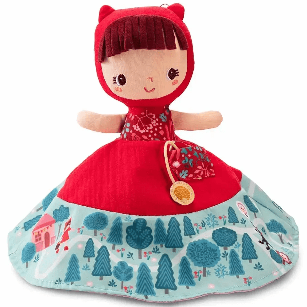 Игрушка-сказка Lilliputiens Двусторонняя Красная шапочка 83411 Игрушка-сказка Lilliputiens Двусторонняя Красная шапочка 83411