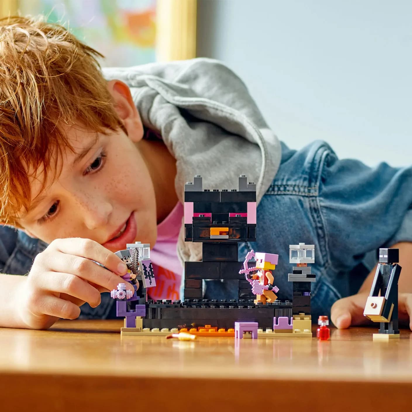 Конструктор Lego Minecraft Конечная арена 252дет 21242 фото 8 Конструктор Lego Minecraft Конечная арена 252дет 21242 фото 8
