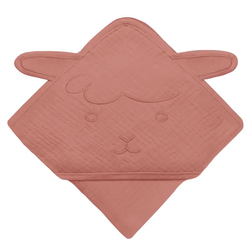 Полотенце с капюшоном для купания Lionelo Muslin Hooded Towel Red Coral 80х80 см LO-MUSLIN HOODED TOWEL RED CORAL Полотенце с капюшоном для купания Lionelo Muslin Hooded Towel Red Coral 80х80 см LO-MUSLIN HOODED TOWEL RED CORAL