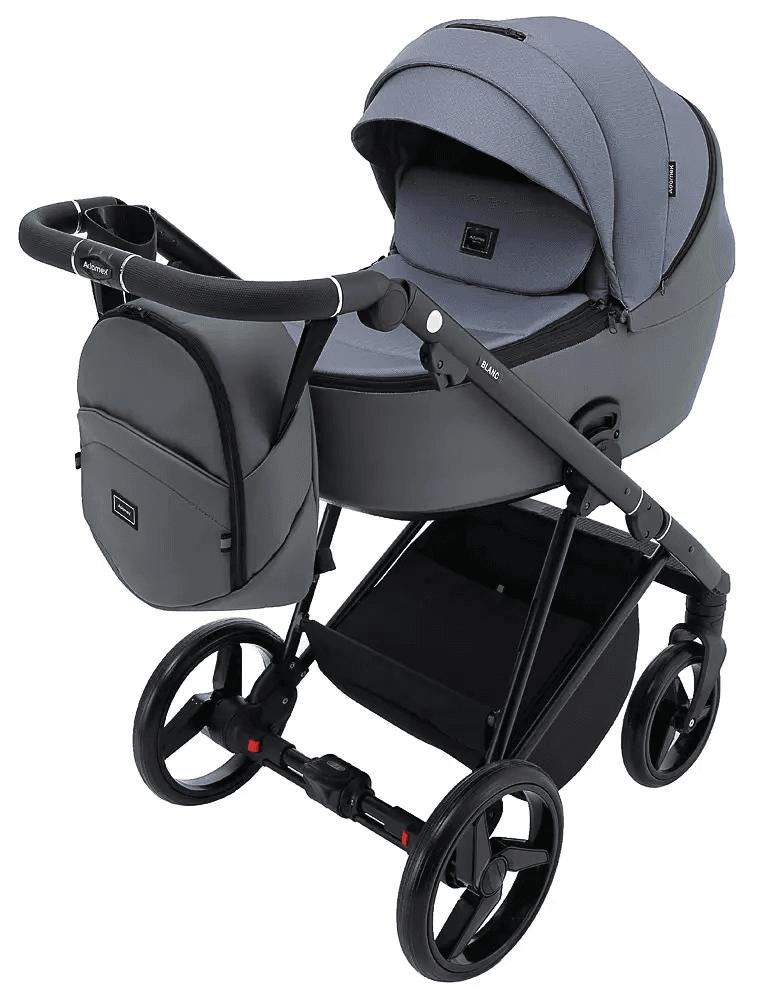 Коляска универсальная 2в1 Adamex Blanc Lux PS-108 680733