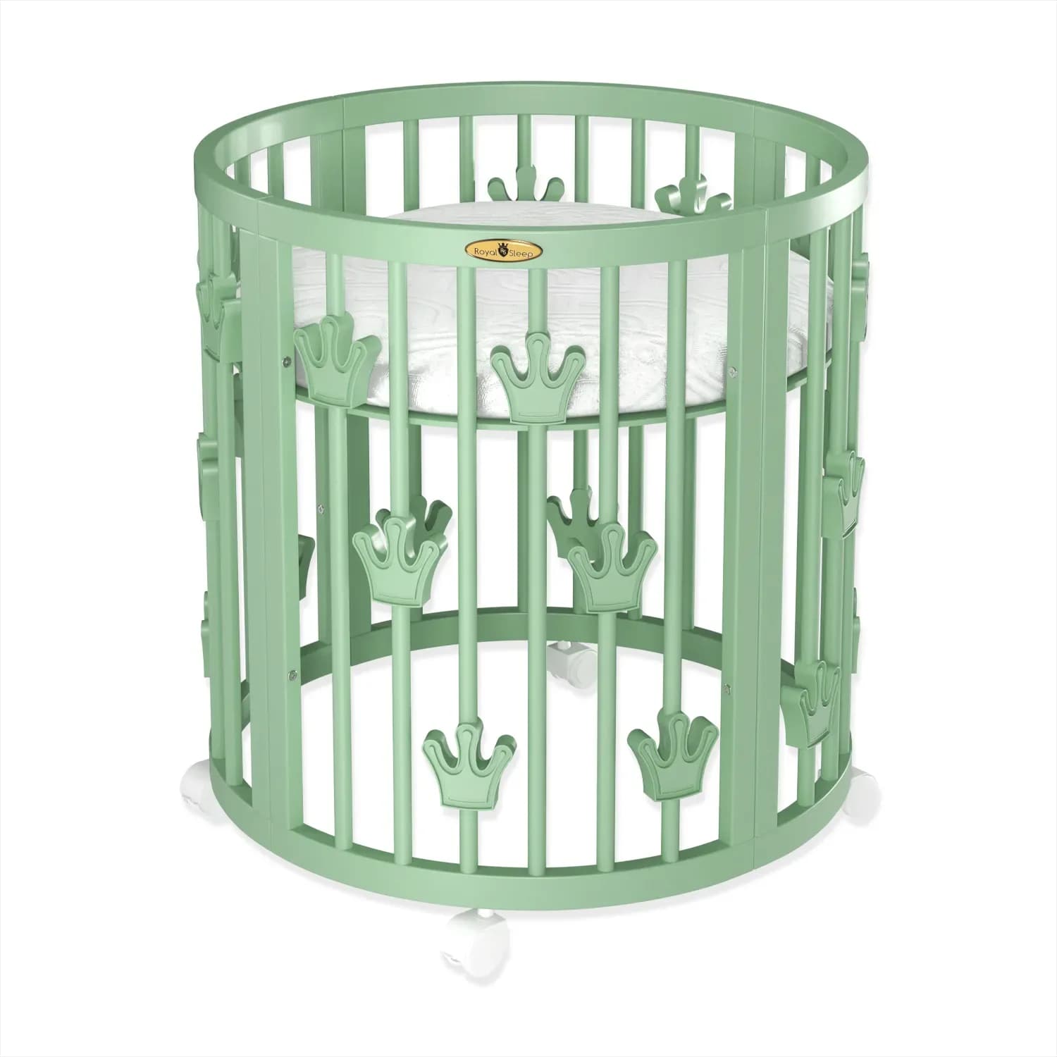 Кровать-трансформер Royal Sleep Twinki 7в1 Crowns 3104 сафари фото 3 Кровать-трансформер Royal Sleep Twinki 7в1 Crowns 3104 сафари фото 3