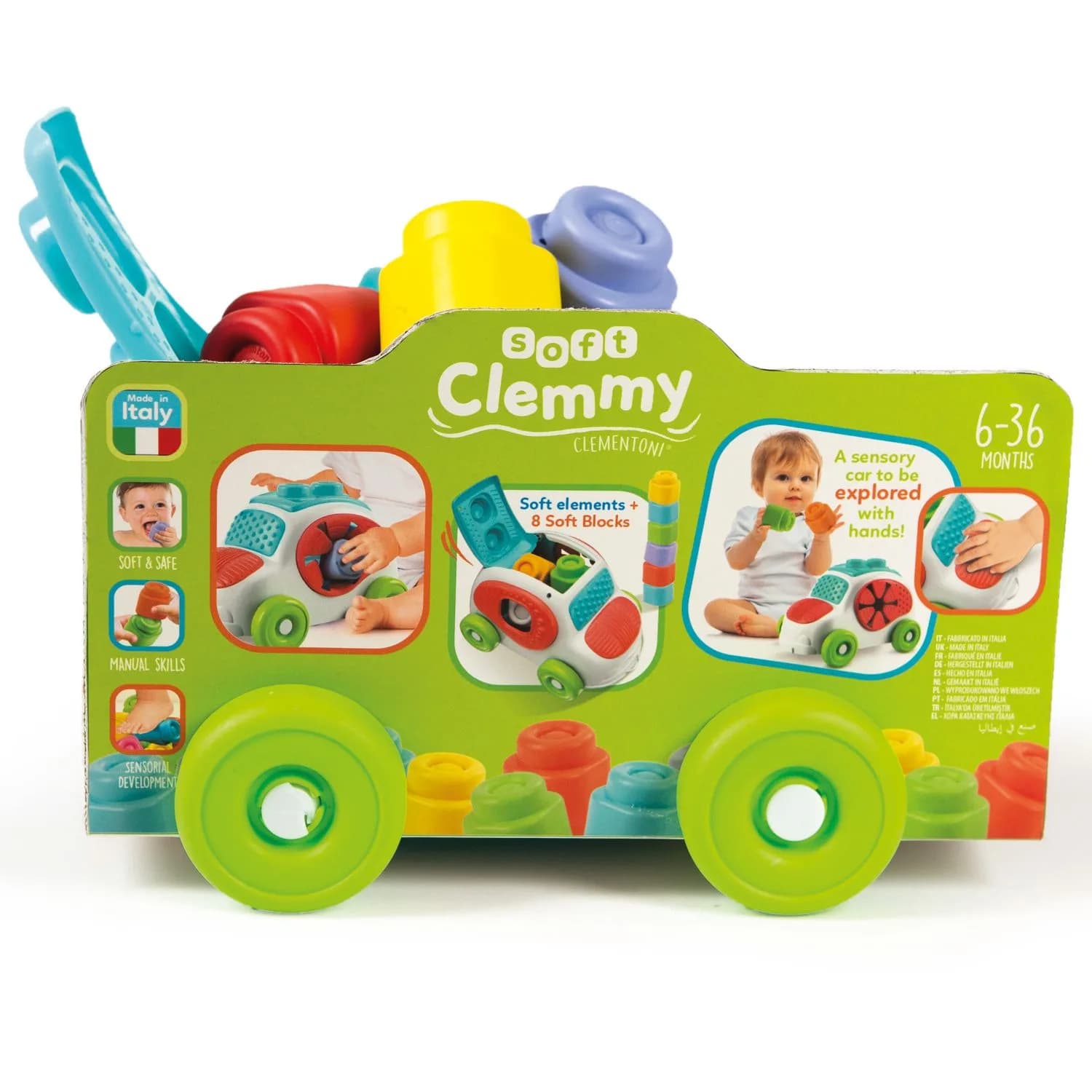 Машина с конструктором Clementoni Sensory Car 17315 фото 10 Машина с конструктором Clementoni Sensory Car 17315 фото 10
