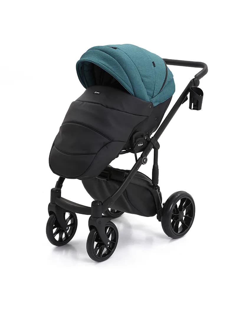 Коляска универсальная 2в1 Kidex K-Style Emerald Green Handle Black KDX0020 фото 4 Коляска универсальная 2в1 Kidex K-Style Emerald Green Handle Black KDX0020 фото 4