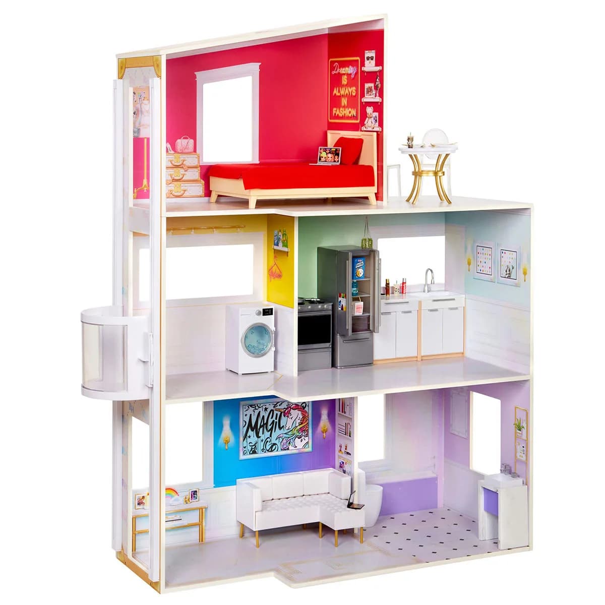Игровой набор для кукол Радужный таунхаус 502203 фото 2 Игровой набор для кукол Радужный таунхаус 502203 фото 2