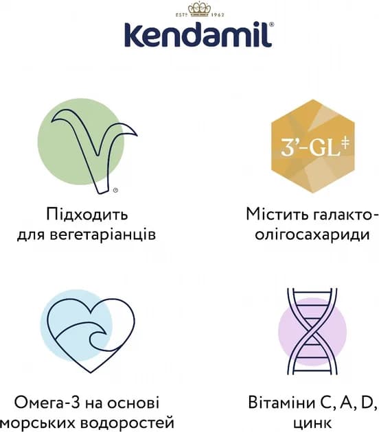 Смесь молочная Kendamil 1 800г 92000038 фото 4 Смесь молочная Kendamil 1 800г 92000038 фото 4