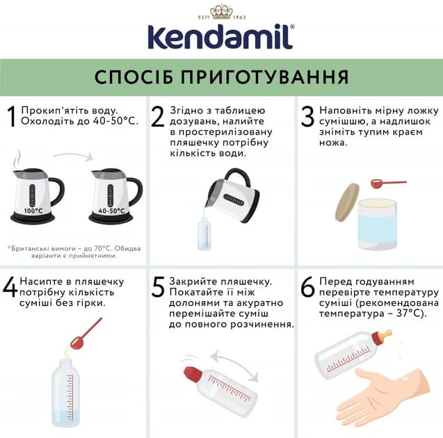 Смесь молочная Kendamil 1 800г 92000038 фото 3 Смесь молочная Kendamil 1 800г 92000038 фото 3
