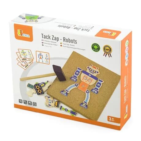 Набір ігровий Viga Toys Дерев'яна аплікація Робот 50335 фото 2 Набір ігровий Viga Toys Дерев'яна аплікація Робот 50335 фото 2