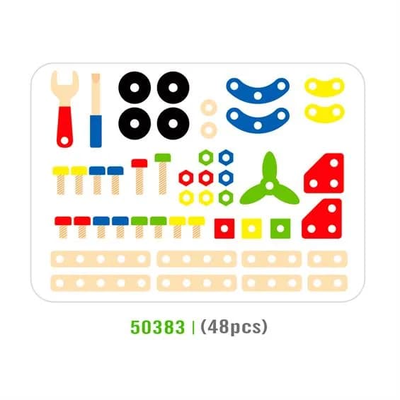Конструктор деревянный Viga Toys 48дет 50383 фото 2 Конструктор деревянный Viga Toys 48дет 50383 фото 2