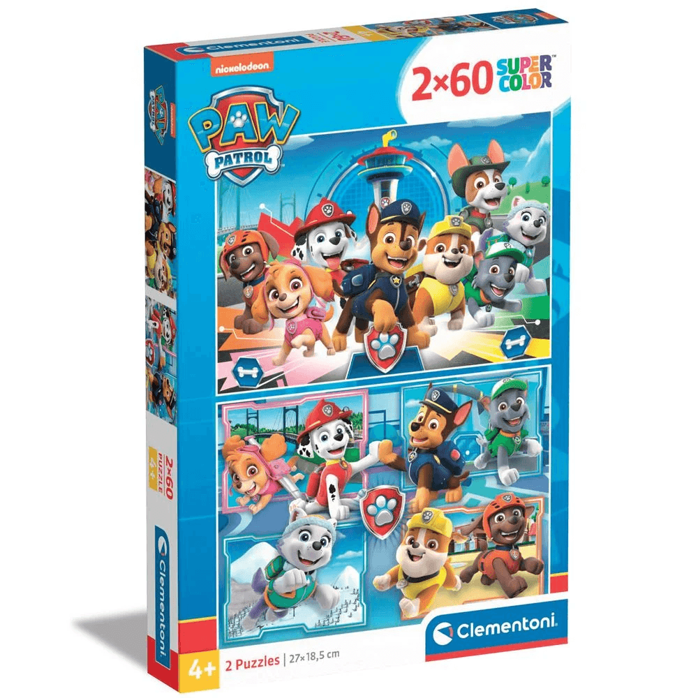 Пазл 2в1 Clementoni Paw Patrol 2*60эл 21617 Пазл 2в1 Clementoni Paw Patrol 2*60эл 21617