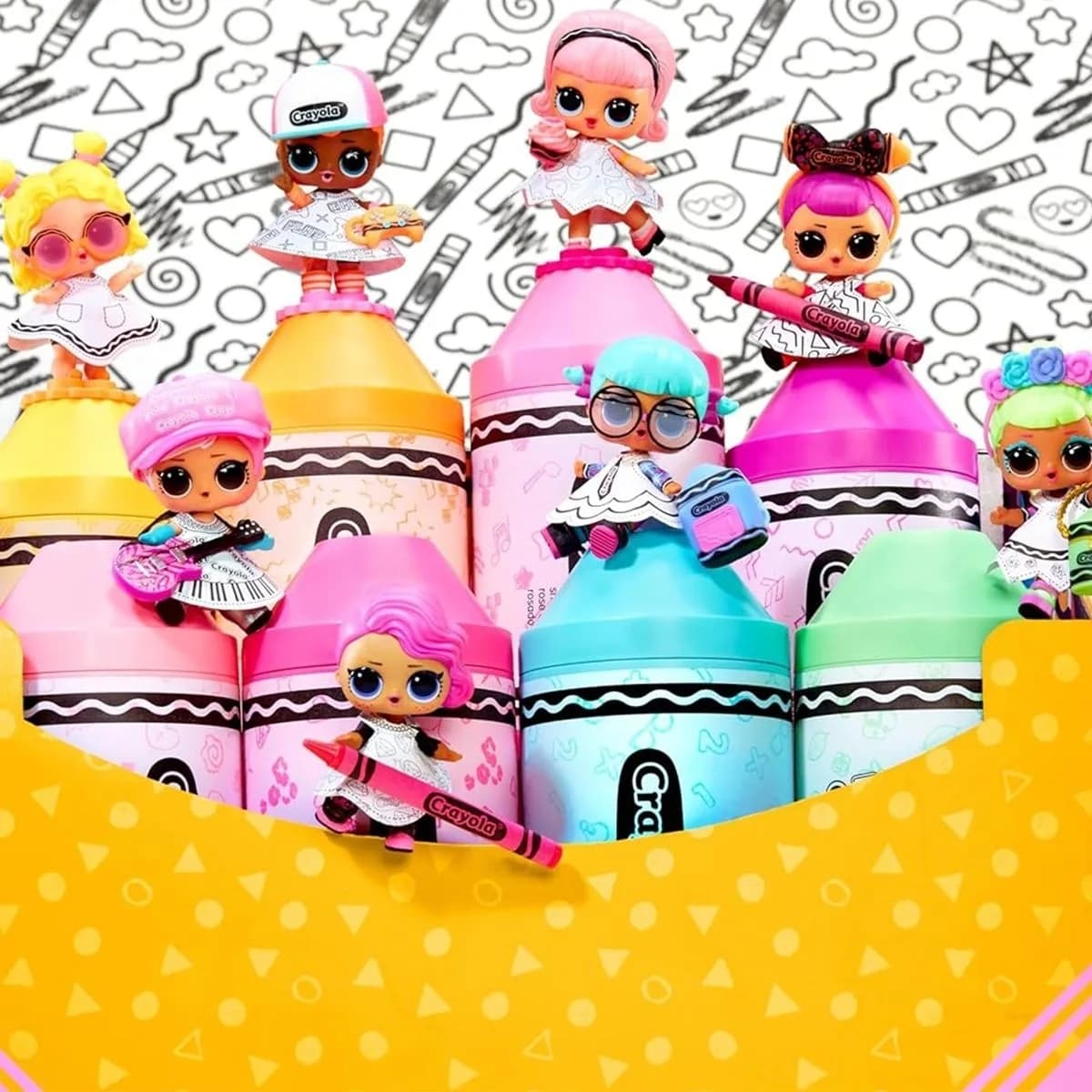 Лялька LOL Surprise Crayola Кольоринки 505273 фото 6 Лялька LOL Surprise Crayola Кольоринки 505273 фото 6
