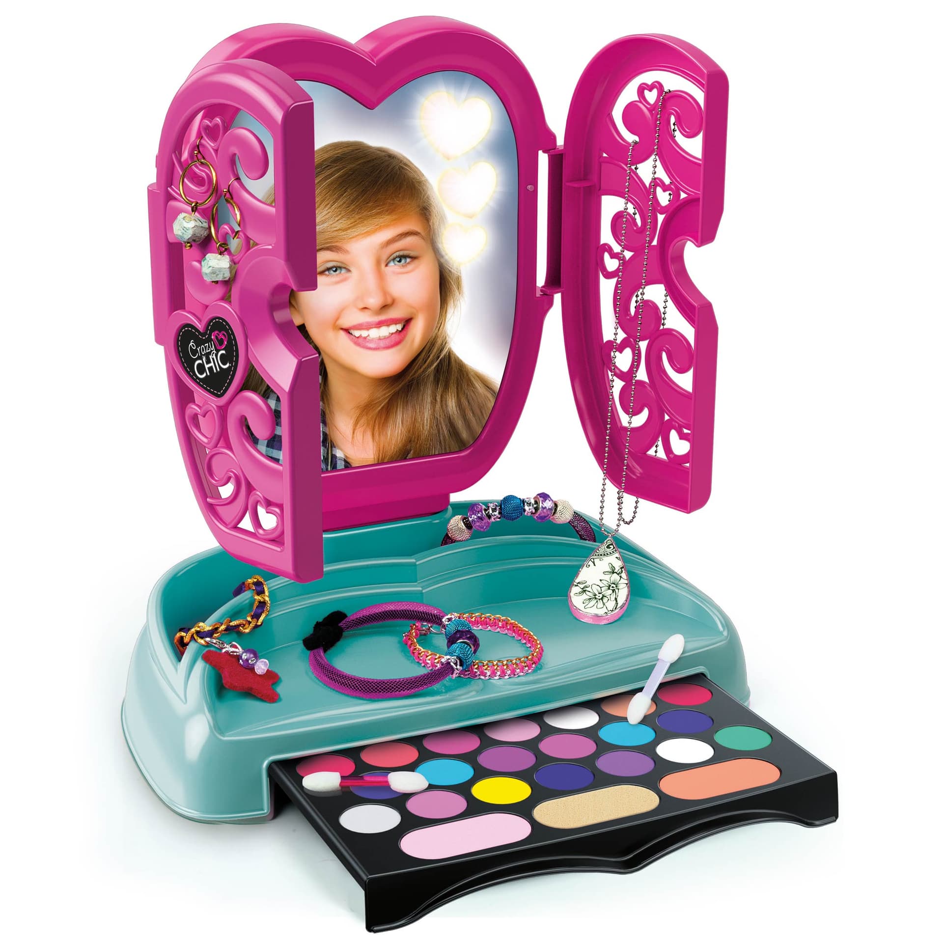 Набір дитячої косметики для макіяжу Clementoni The Make-Up Mirror 18541