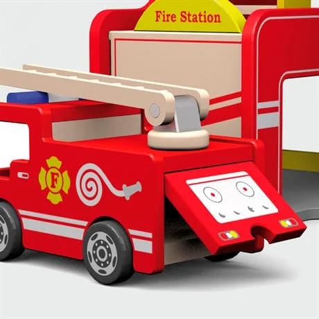 Набор деревянный Viga Toys Пожарная станция 50828 фото 4