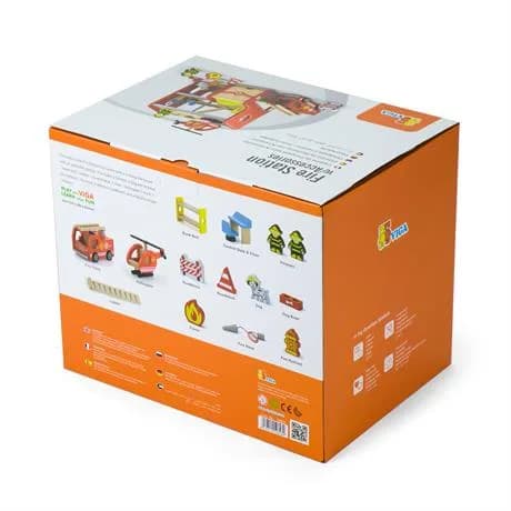 Набор деревянный Viga Toys Пожарная станция 50828 фото 6