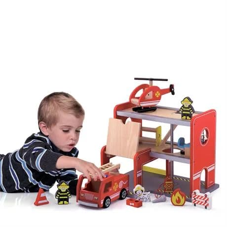 Набор деревянный Viga Toys Пожарная станция 50828 фото 5