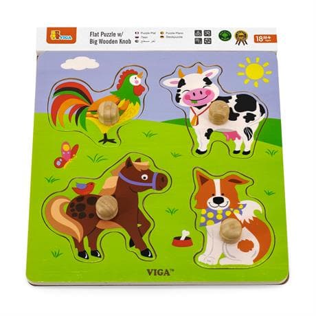 Рамка-вкладиш Viga Toys Ферма 50839 Рамка-вкладиш Viga Toys Ферма 50839